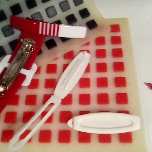 1980s Oversized Barrettes Brand New - Picture 5 of 8